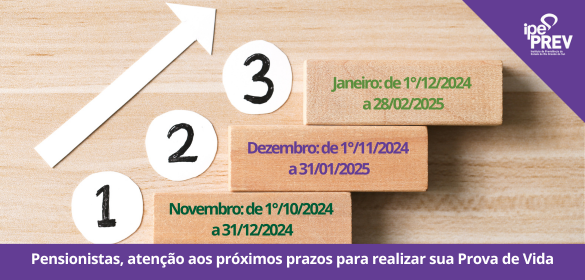 Os pensionistas do Instituto de Previdência do Estado do Rio Grande do Sul - IPE Prev, aniversariantes nos meses de novembro, dezembro e janeiro, devem observar os prazos para realizar o seu recadastramento anual de 2024, referido como Prova de Vida. 