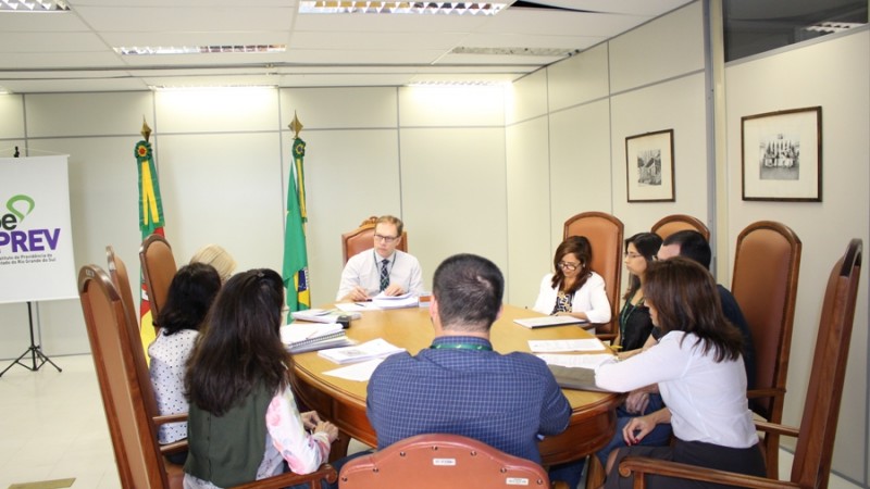 Reunião do levantamento de requisitos para o desenvolvimento do novo módulo e gestão previdenciária.