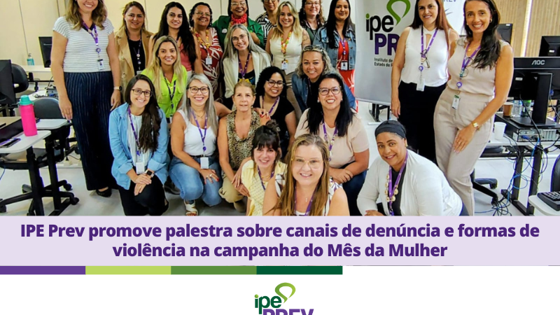 palestra m&ecirc;s da mulher IPE Prev 2026